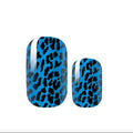 Electric Blue Leopard